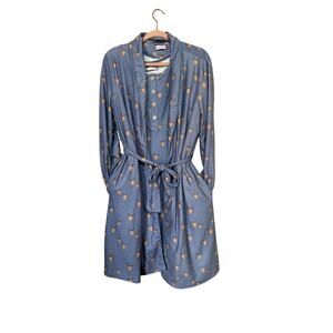 Women's Sweet Honey Reindeer Nightgown and Robe - XXL
